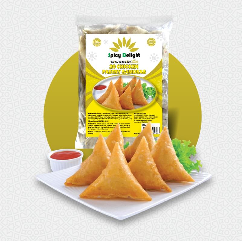 Frozen Vegetable Pastry Samosas