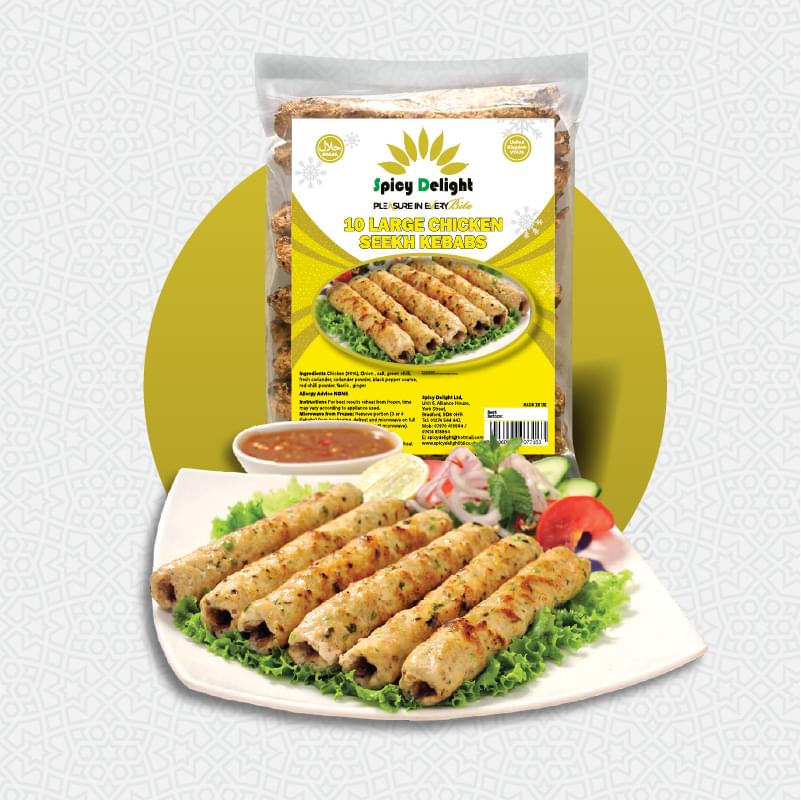 frozen seekh kebabs chicken