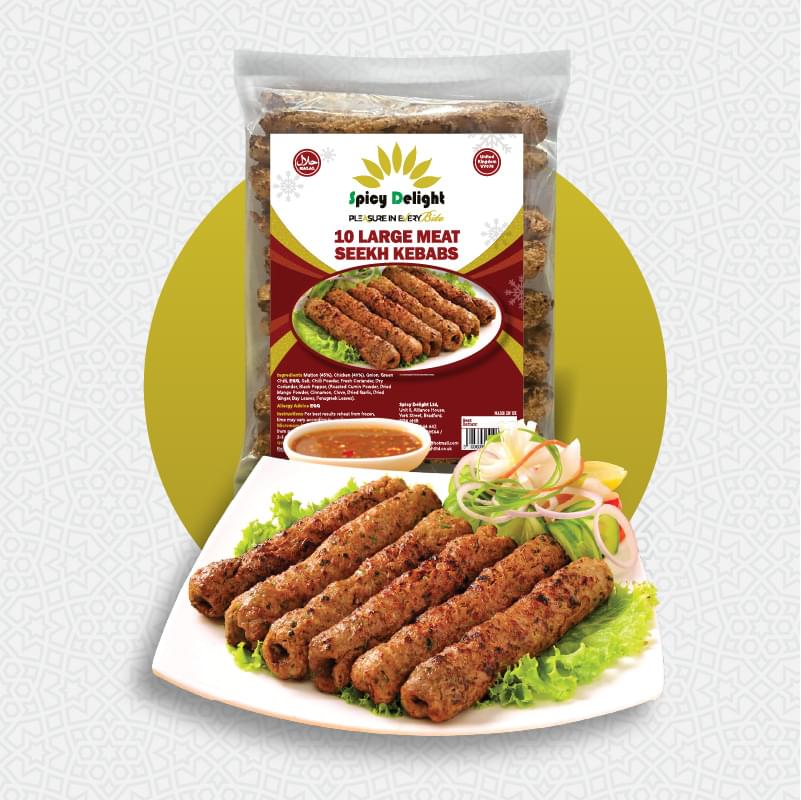 Frozen Meat Seekh Kebabs