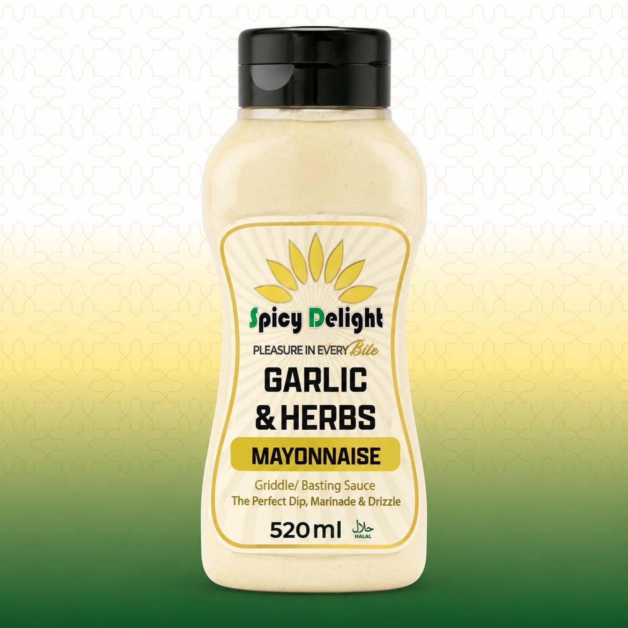 Spicy Delight Garlic & Herbs Mayonnaise 520ml