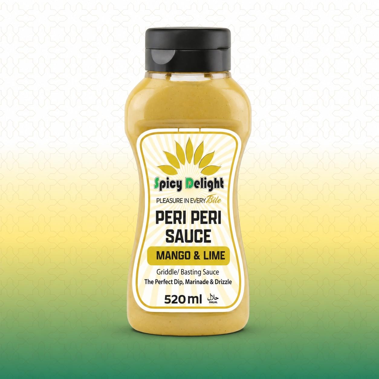 Spicy Delight Peri Peri Sauce Mango & Lime 520ml