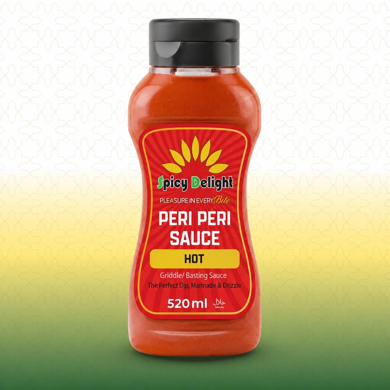 Spicy Delight Peri Peri Sauce Hot 520ml
